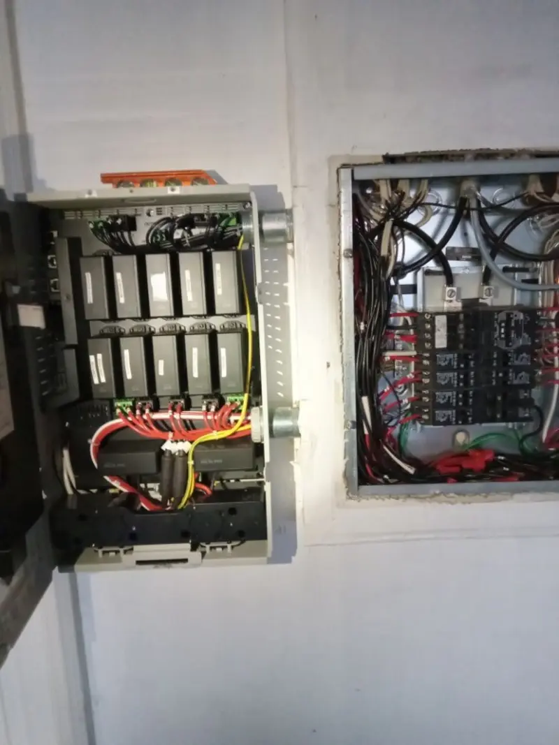 Electrical panel upgrade completed for Indoor Lighting Installation in Senoia